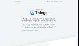 
							         The all-new Things. Your to-do list for Mac & iOS								  
							    