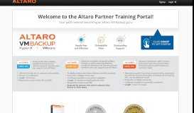 
							         the Altaro Partner Training Portal!								  
							    