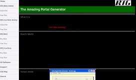 
							         The Amazing Portal Generator Home Page - RTG Bills								  
							    