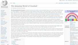 
							         The Amazing World of Gumball - Wikipedia								  
							    