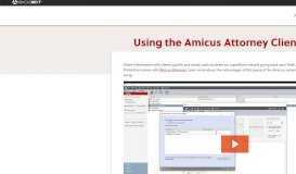 
							         The Amicus Attorney Client Portal - AbacusNext								  
							    