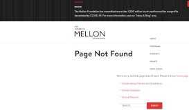
							         The Andrew W. Mellon Foundation to Launch Online Grantee Portal ...								  
							    