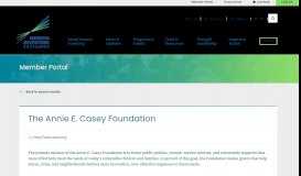 
							         The Annie E. Casey Foundation | Mission Investors Exchange								  
							    