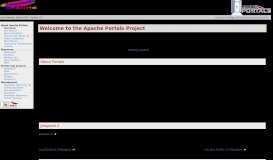 
							         The Apache Portals Site - Apache Portals								  
							    