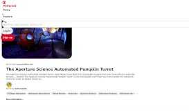 
							         The Aperture Science Automated Pumpkin Turret | Halloween - Pinterest								  
							    