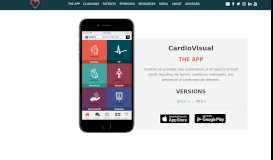
							         The App | CardioVisual								  
							    