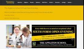 
							         The Appleton School								  
							    