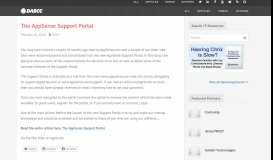 
							         The AppSense Support Portal								  
							    
