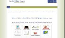 
							         the Ashland School District Employee Resource page!								  
							    
