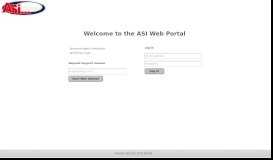
							         the ASI Web Portal								  
							    