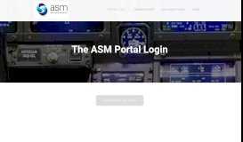 
							         The ASM Portal - Company Login								  
							    