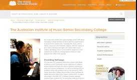
							         The Australian Institute of Music Senior Secondary College | Good ...								  
							    