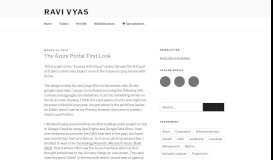 
							         The Azure Portal: First Look – Ravi Vyas								  
							    