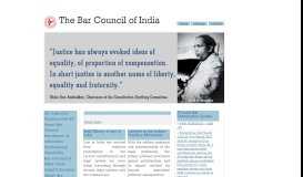 
							         The Bar Council of India								  
							    