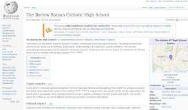 
							         The Barlow Roman Catholic High School - Wikipedia								  
							    