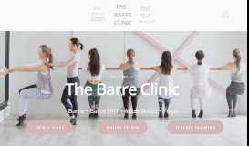 
							         The Barre Clinic								  
							    