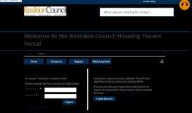 
							         the Basildon Council Housing Tenant Portal								  
							    