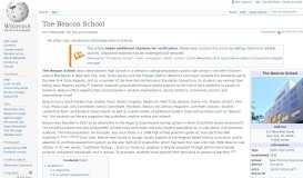 
							         The Beacon School - Wikipedia								  
							    