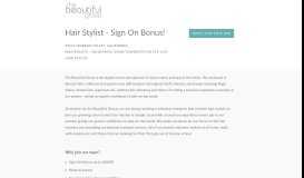 
							         The Beautiful Group - Hair Stylist - Sign On Bonus! - Lever								  
							    