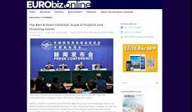 
							         The Belt & Road Initiative: Scope of Projects and Financing Issues ...								  
							    