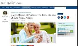 
							         The Benefits of Online Resident Portals - RENTCafé rental blog								  
							    