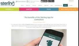 
							         The Benefits Of The Sterling App For Contractors | Sterling Group								  
							    