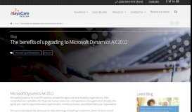 
							         The benefits of upgrading to Microsoft Dynamics AX 2012 | Procura ...								  
							    