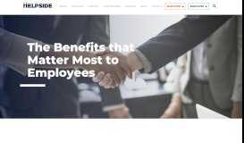 
							         The Benefits that Matter Most to Employees - Helpside								  
							    
