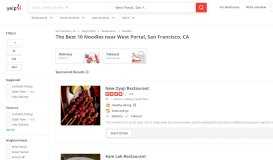 
							         THE BEST 10 Noodles near West Portal, San Francisco, CA - Last ...								  
							    