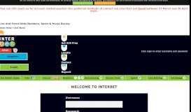 
							         the best betting site for sports lovers - INTERBET								  
							    