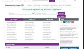 
							         The Best Engineering Jobs for Engineers | ENGINEERING.com								  
							    
