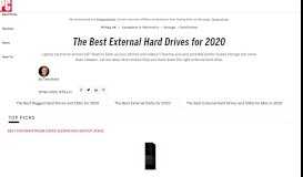 
							         The Best External Hard Drives for 2019 - PCMag UK								  
							    