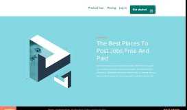 
							         The best free job posting sites for employers and premium job sites ...								  
							    