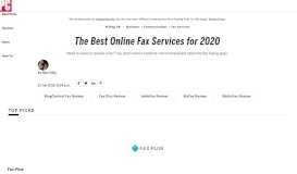 
							         The Best Online Fax Services of 2019 - PCMag UK								  
							    
