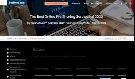 
							         The Best Online File Sharing Reviews of 2019 - Business.com								  
							    