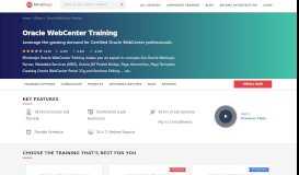 
							         The Best Oracle WebCenter Training- 100% Practical - Join Now!								  
							    