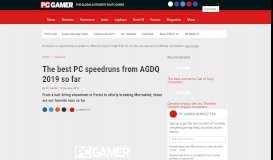 
							         The best PC speedruns from AGDQ 2019 so far | PC Gamer								  
							    