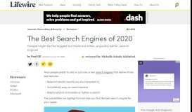 
							         The Best Search Engines of 2019 - Lifewire								  
							    