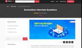 
							         The Best ServiceNow Interview Questions & Answers [UPDATED - 2019]								  
							    