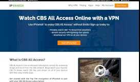 
							         The Best VPN for CBS All Access - IPVanish VPN								  
							    