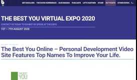 
							         The Best You Online - Personal Development Video Site Features Top ...								  
							    
