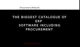 
							         The Biggest Catalogue of Procurement Software								  
							    