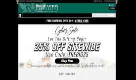 
							         The Binghamton University Bookstore: Apparel, Gifts & Textbooks								  
							    