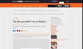 
							         The bits you didn't see in Portal 2 | GamesRadar+								  
							    