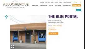 
							         The Blue Portal - Visit Albuquerque								  
							    