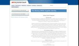 
							         The Boeing ONEID Supplier Identity Management - MyExostar Home								  
							    