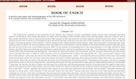 
							         The Book of Enoch, Section III								  
							    