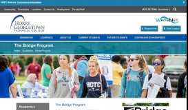 
							         The Bridge Program | Horry-Georgetown Technical College								  
							    
