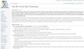 
							         The BT Cloud Sync Summary - Wikibooks, open books for an open world								  
							    