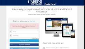 
							         The Cabrini Family Portal								  
							    